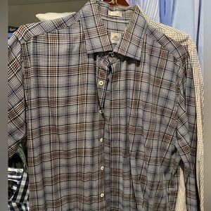 MENS Peter Millar Houndstooth Button Down